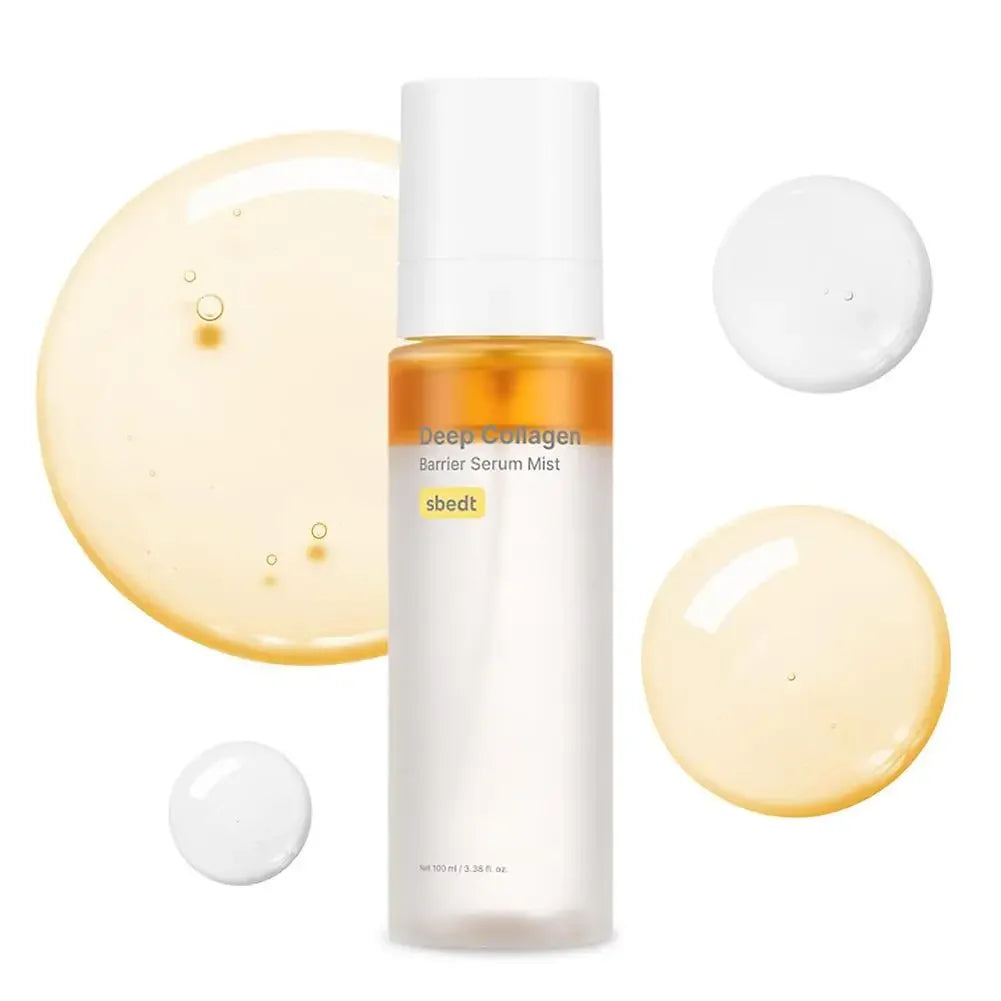 Korean Sbect Facial Skin Care Set - Collagen Silk Peptide Ampoule, Boosting Cream Serum, Retinol Capsule, Revitalizing, Brighten Peaceful Pleasures Health and Wellness Collagen Mist