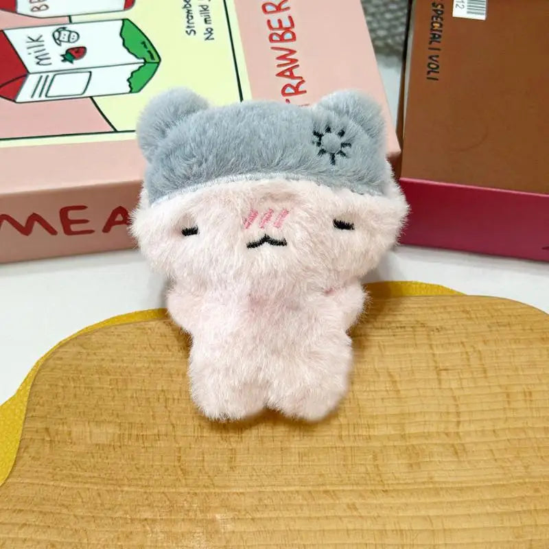 Kawaii Plush Cat Keychain | Soft Kitty Bag Charm Pendant