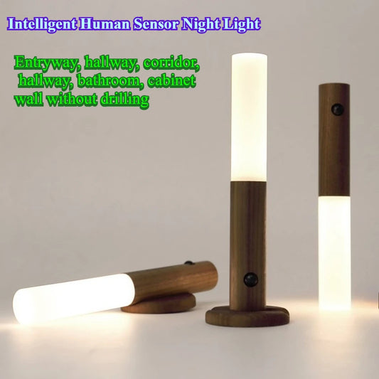 Motion Sensor LED Wall Lamp – Rechargeable Magnetic Night Light Motion Sensor Wall Lamp Peaceful Pleasures Health and Wellness