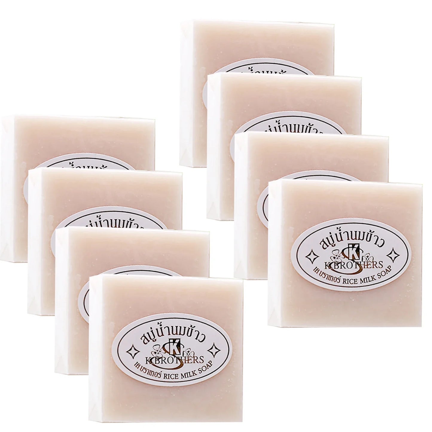 Milk & Rice Essential Oil Handmade Soap – Deep Cleansing 60g