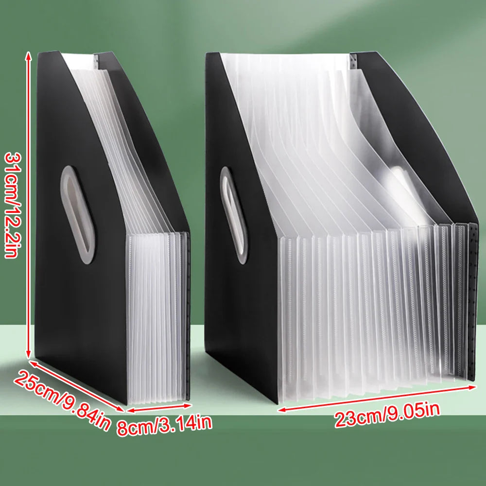 Expandable Vertical File Folder | Multi-Layer Paper Organizer