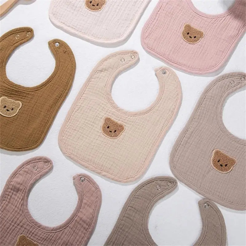 Soft Cotton Baby Bib | Feeding, Drooling & Teething Protection