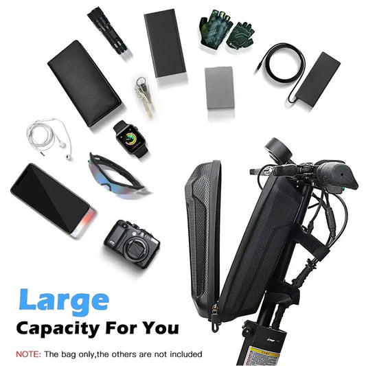 Waterproof Hard Shell Bicycle & Scooter Front Handlebar Bag Handlebar Storage Bag Peaceful Pleasures Health and Wellness