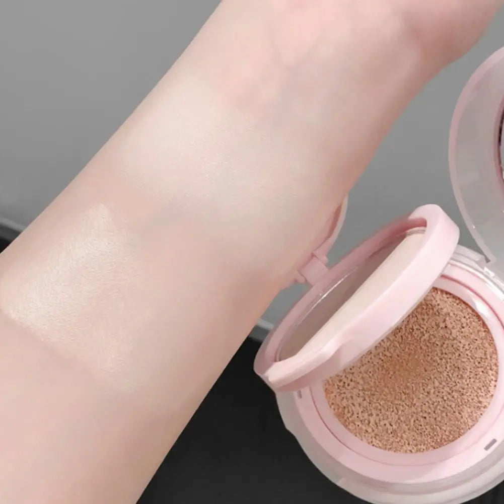 Ultra Breathable Gege Bear Dual-Layer Skin Tint Cushion Weightless Natural Finish Self-Adjusting Coverage 12H Comfort Long-Last Peaceful Pleasures Health and Wellness