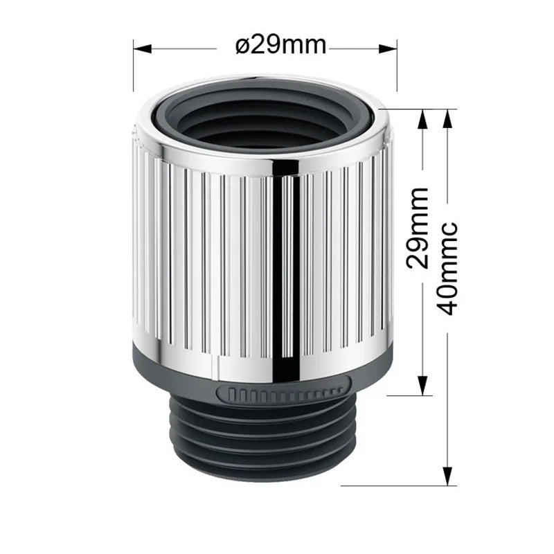Shower Flow Regulator Shut-Off Valve | G1/2 ABS Chrome