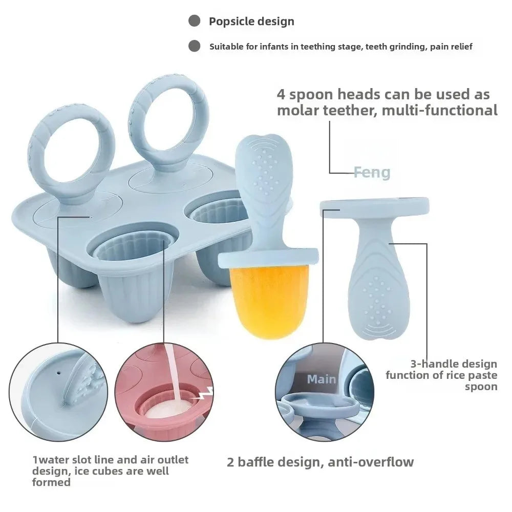 Reusable Silicone Ice Cream Mold | Popsicle & Frozen Treat Maker