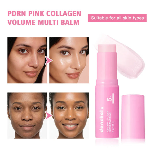 PDRN Pink Collagen Volume Balm Stick – Plump & Smooth Skin Collagen Face Balm Oasis Select