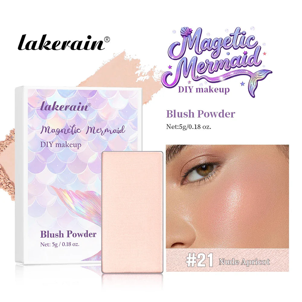Lakerain Magnetic Mermaid DIY Eyeshadow Palette – 16 Shades