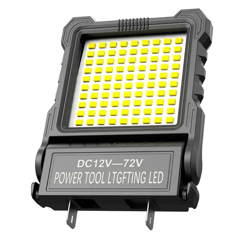 21V LED Work Light – Portable Super Bright Job Site Flashlight