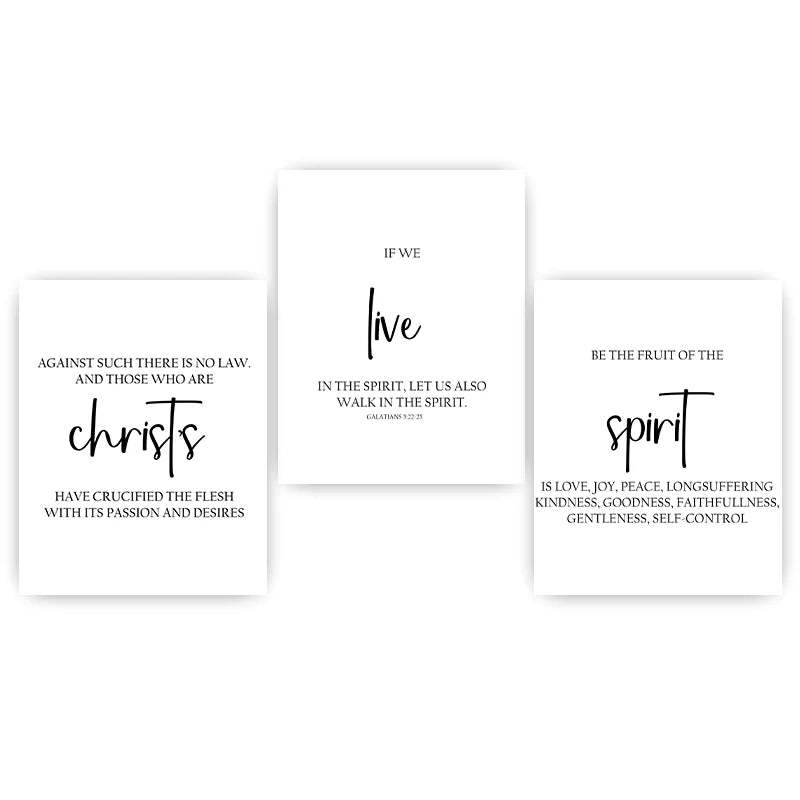 Christian Bible Verse Canvas Wall Art | Nordic Minimalist Print Canvas Wall Art Peaceful Pleasures Health and Wellness 01 40x50cm No Frame China Mainland