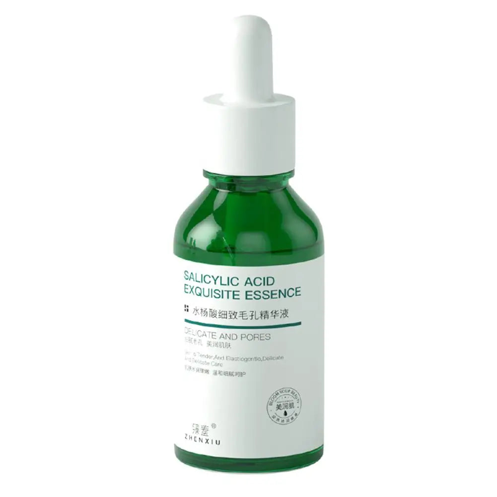 30ml Salicylic Acid Delicate Pore Facial Essence Hydrating Moisturizing Gentle Care Shrinking Pore Water Light Beauty Face Serum Peaceful Pleasures Health and Wellness