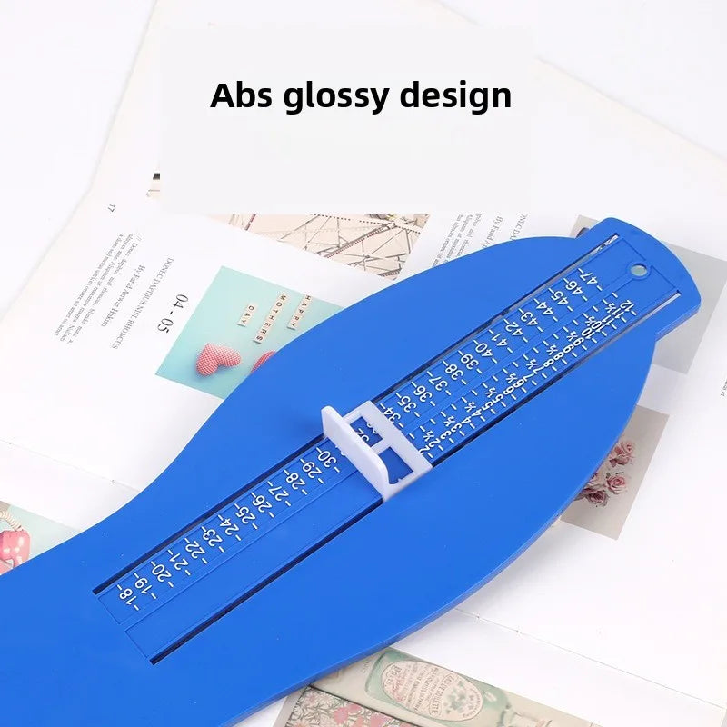 UK/EU Hot Sale Plastic Foot Measuring Device Adult Foot Ruler Foot Length Measurement Gauge for Buying Shoes Promotional Gifts Peaceful Pleasures Health and Wellness