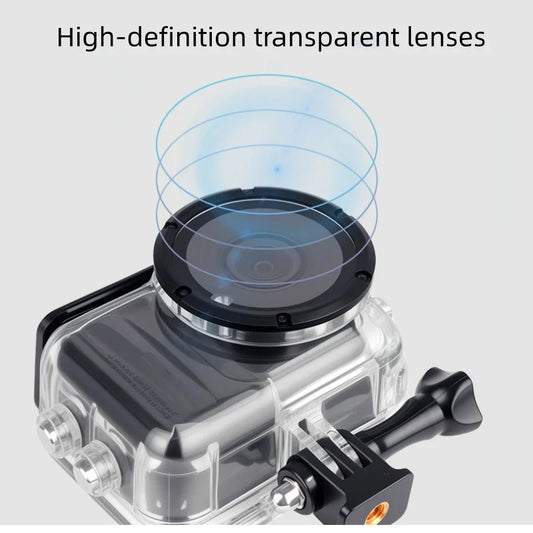 50M Waterproof Case For Insta360 Go Ultra Camera Waterproof To A Depth Of 50 Meters Providing Professional-Grade Protection Peaceful Pleasures Health and Wellness Default Title