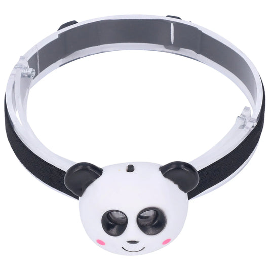 Kids Cartoon Headlamp Cartoon 10000H White Light Portable 2 Modes LED Animal Headlight Button for Children Peaceful Pleasures Health and Wellness Default Title