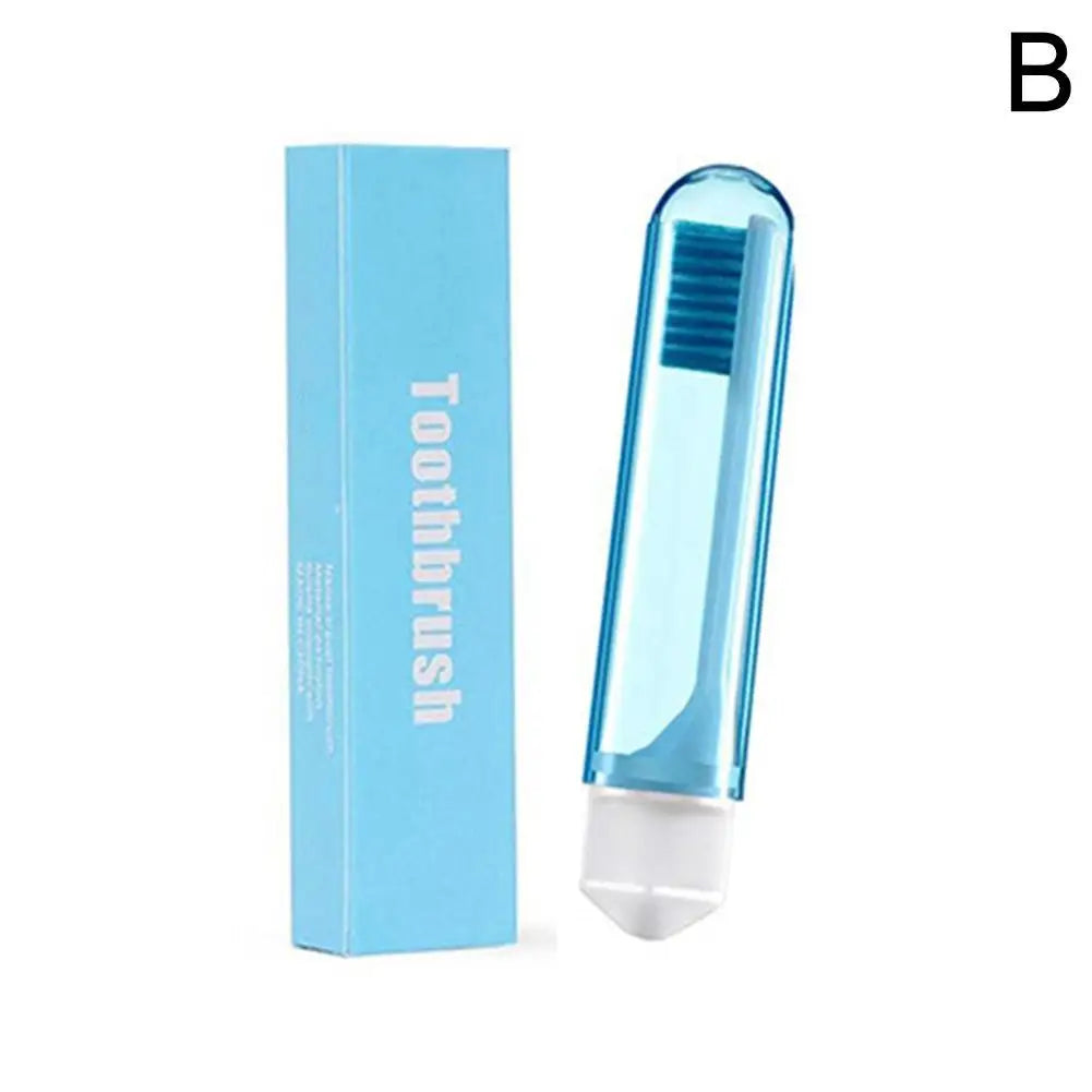 Portable Folding Toothbrush for Travel and Outdoor Use Peaceful Pleasures Health and Wellness B