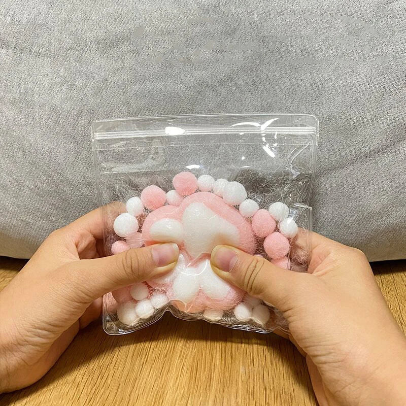 Cat Paw Mochi Squishy Fidget Toy – Soft Slow-Rise Kawaii Gift