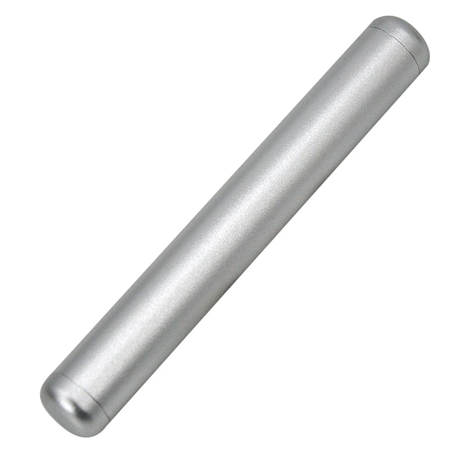 Aluminum Storage Tube Container Waterproof Tube Holders for Purse Pocket Travel Peaceful Pleasures Health and Wellness Silver