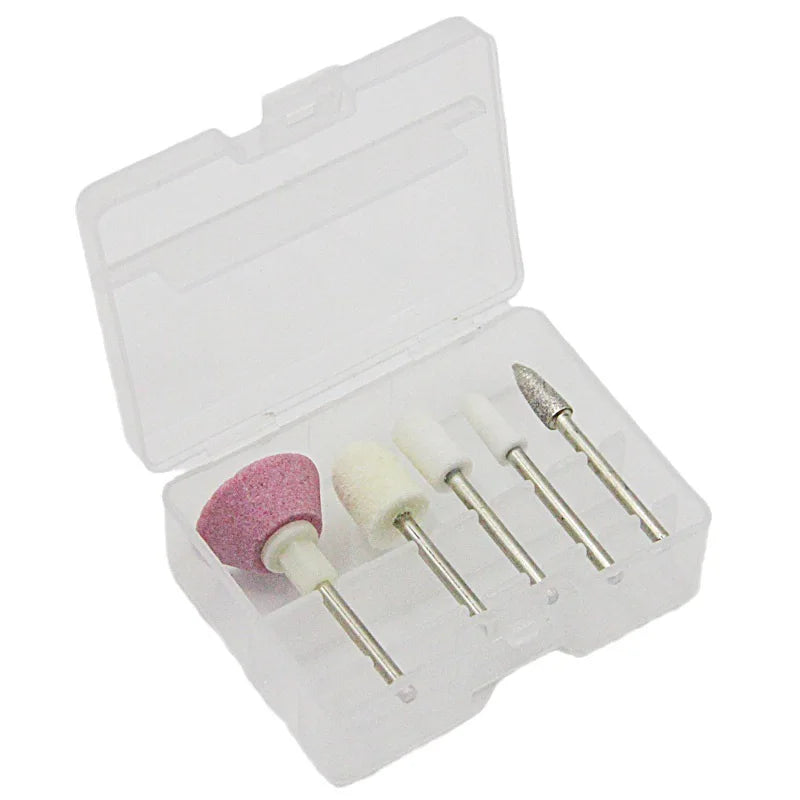 5-Piece Nail Polishing Grinding Heads Set | Nail Drill Bits