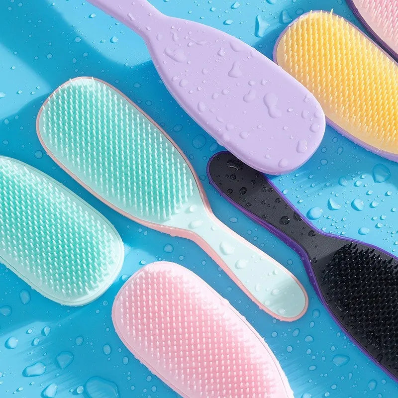 Hair Brush Anti Static Hair Comb Wet Dry Portable Detangler Hair Scalp Massage CombStyling Tool Расческа Для Волос Barber Comb Peaceful Pleasures Health and Wellness