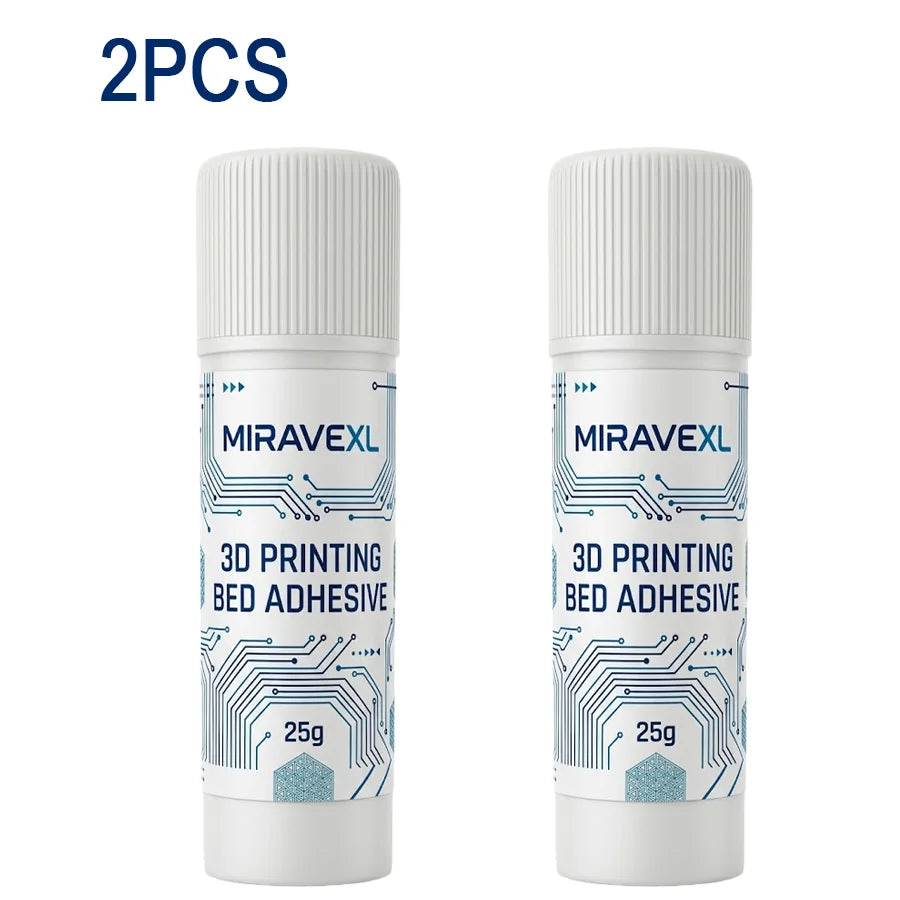 MIRAVEXL 3D Printer Glue Stick – Anti-Warp Glass Bed Adhesive