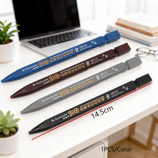 2B Mechanical Pencil Thick Body Auto Pencil with Refill Set Mechanical Pencil Peaceful Pleasures Health and Wellness