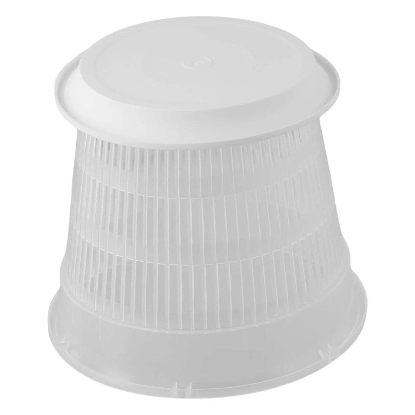 5-Pack Clear Orchid Pots with Saucers & Drainage Holes