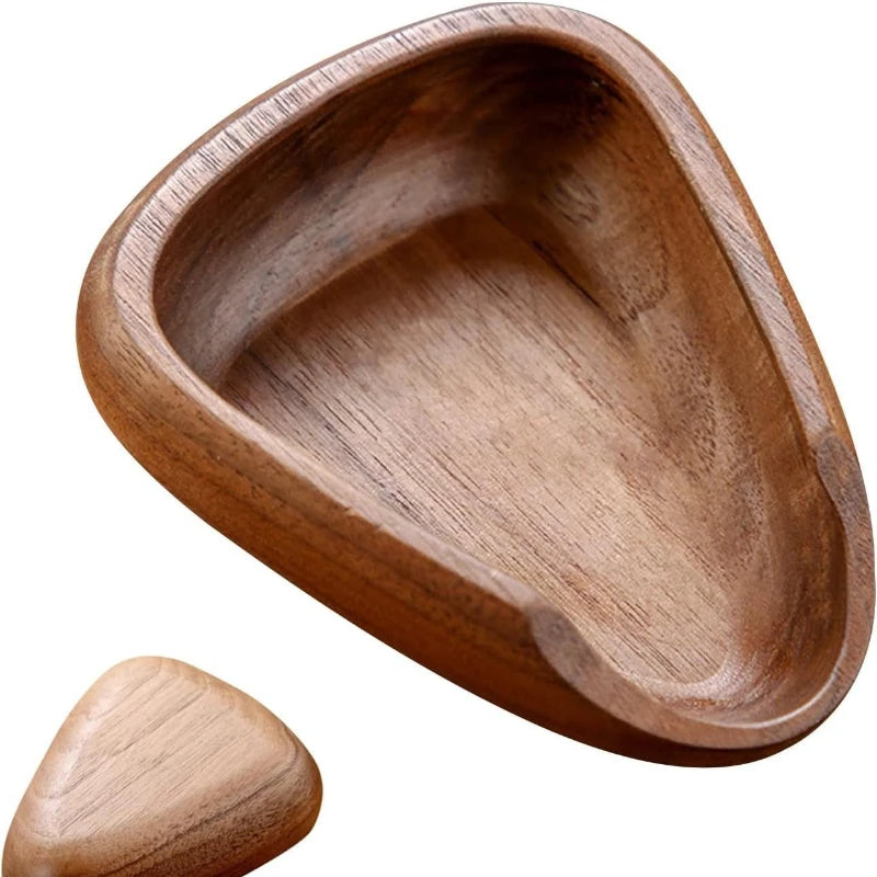 Walnut Wood Anti-Static Coffee Bean Weighing Plate Coffee Weighing Plate Peaceful Pleasures Health and Wellness
