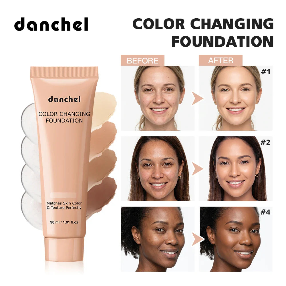 Color Changing Liquid Foundation – Hydrating & Buildable Coverage