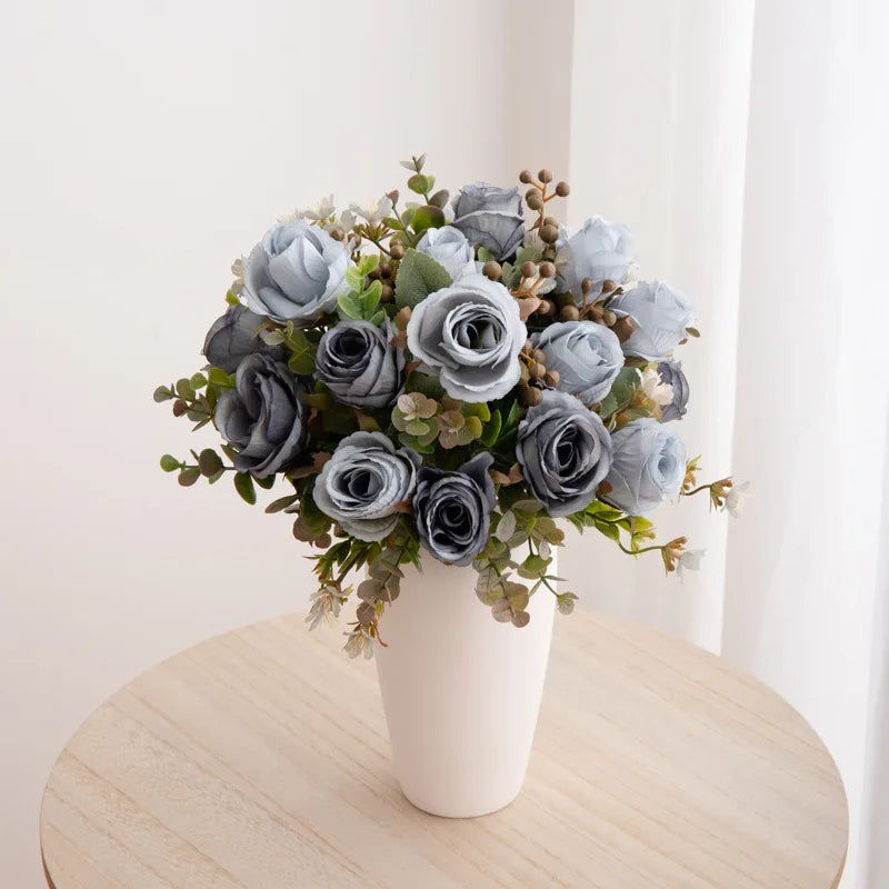 Artificial Silk Rose Bouquet – Wedding & Home Decor