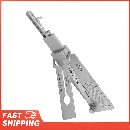 Hook Pickup Key Decoder 1 Stainless Steel Pick Up Tool Hardware Peaceful Pleasures Health and Wellness