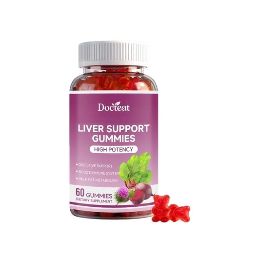 Milk Thistle Vitality Gummies | Daily Cleansing Supplement 60ct Herbal Wellness Gummies Peaceful Pleasures Health and Wellness