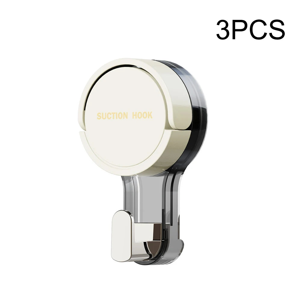 Strong Vacuum Suction Hooks Traceless No-Drilling Adhesive for Home Bathroom Kitchen Door Back Toilet Area Purpose Strong Hold Peaceful Pleasures Health and Wellness 3 2