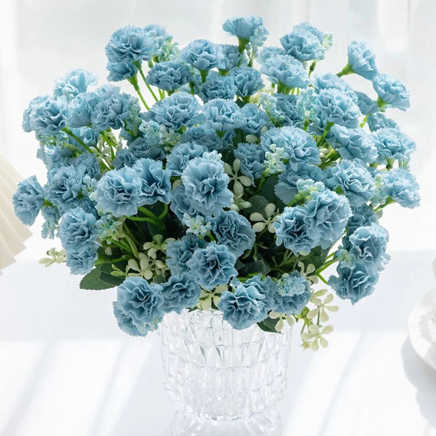Artificial Silk Carnations 5/10pcs – Wedding & Home Decor