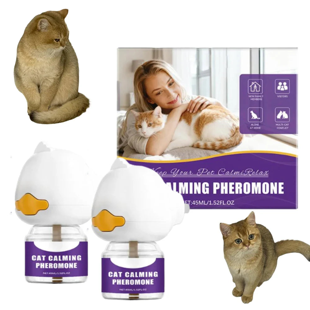 Cat Calming Pheromone Diffuser 45ml – Anxiety & Stress Relief