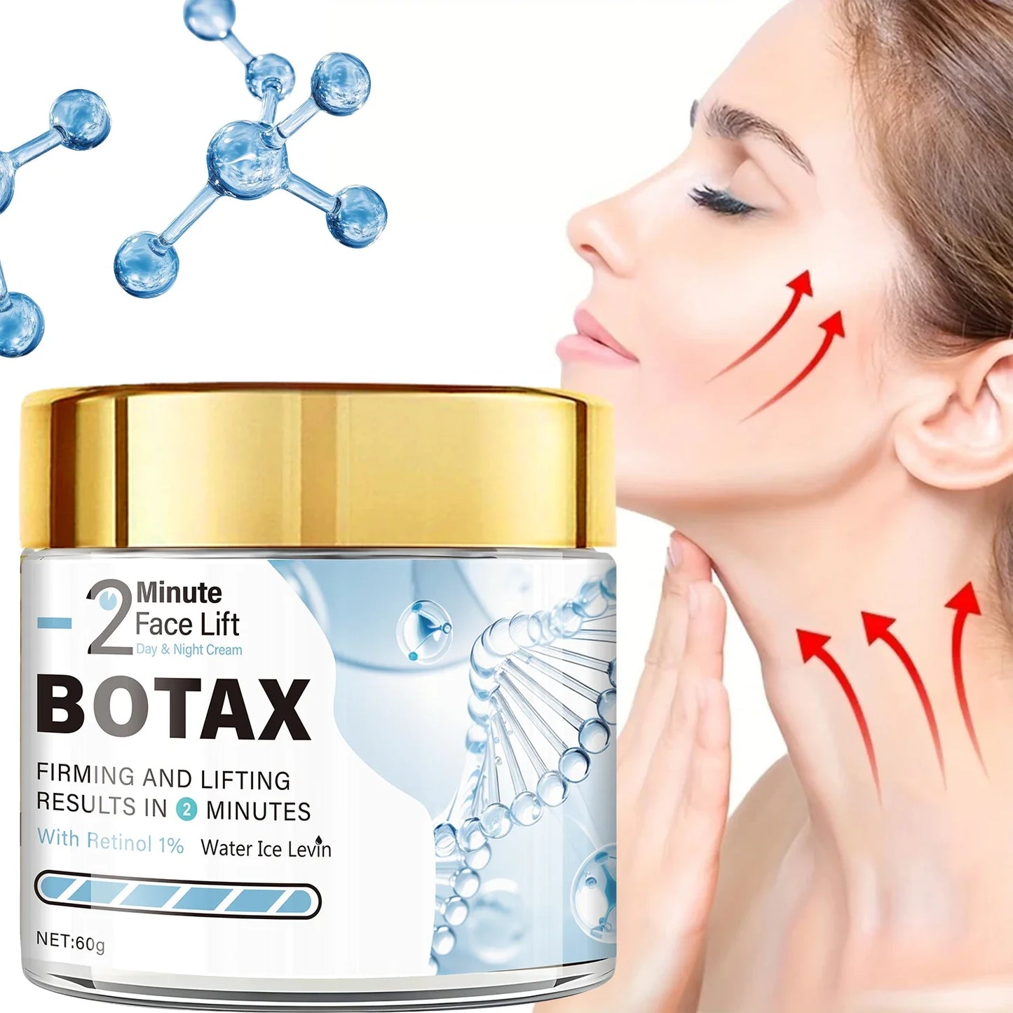 BOTAX 1% Retinol Face Cream – Tea Tree Oil & Bee Venom | 60g