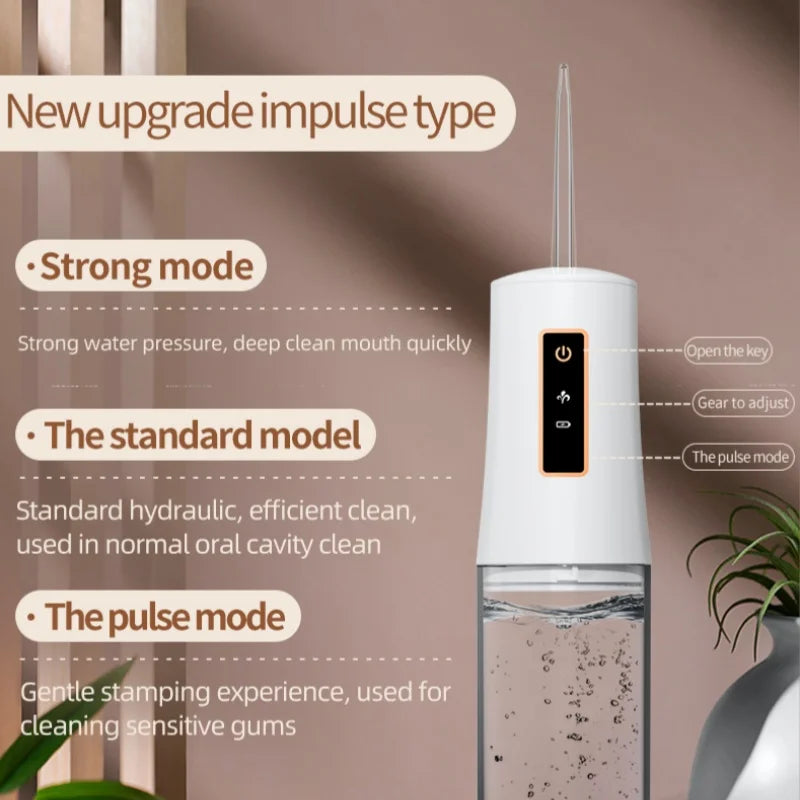 Portable water flosser, electric water flosser, take care of every tooth of yours, suitable for men and women, holiday gift Peaceful Pleasures Health and Wellness