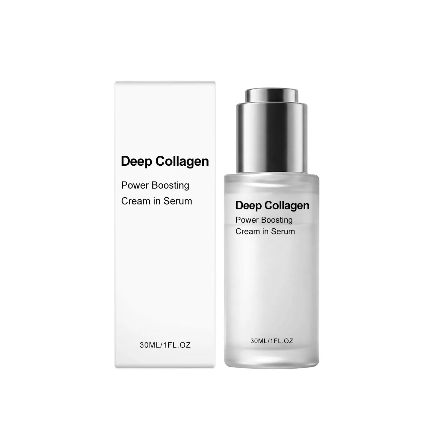 Power Boosting Cream Smoothing Skin Fine Lines Improving Sagging Enhance Skin Firmness Elasticity Moisturizing Collagen Essence Peaceful Pleasures Health and Wellness 30ML Boxed