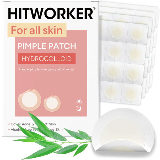 Invisible Waterproof Hydrocolloid Acne Patches – All Skin Types Hydrocolloid Acne Patch Peaceful Pleasures Health and Wellness