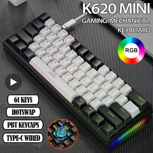 AyeBeau K620 60% RGB Hotswap Mechanical Gaming Keyboard Mechanical Gaming Keyboard Oasis Select