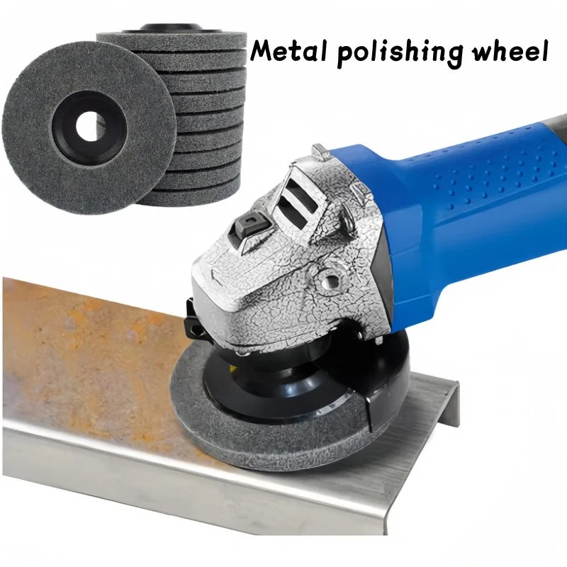 5-inch Nylon Fiber Polishing Wheel Suitable Metal Rust Removal