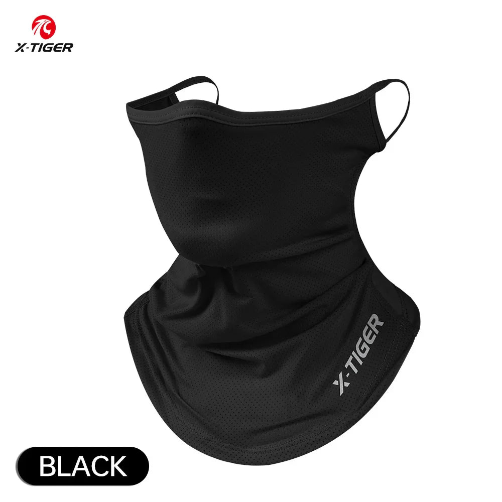 X-TIGER UPF50+ Ice Silk Cycling Face Mask | UV Neck Scarf