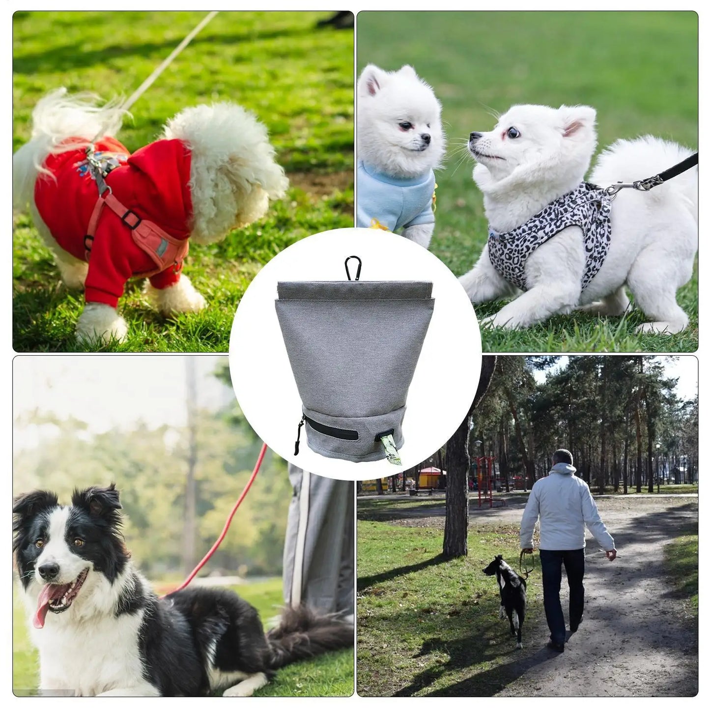 Waterproof Dog Poop Bag Dispenser & Holder – All Sizes Dog Waste Bag Holder Peaceful Pleasures Health and Wellness