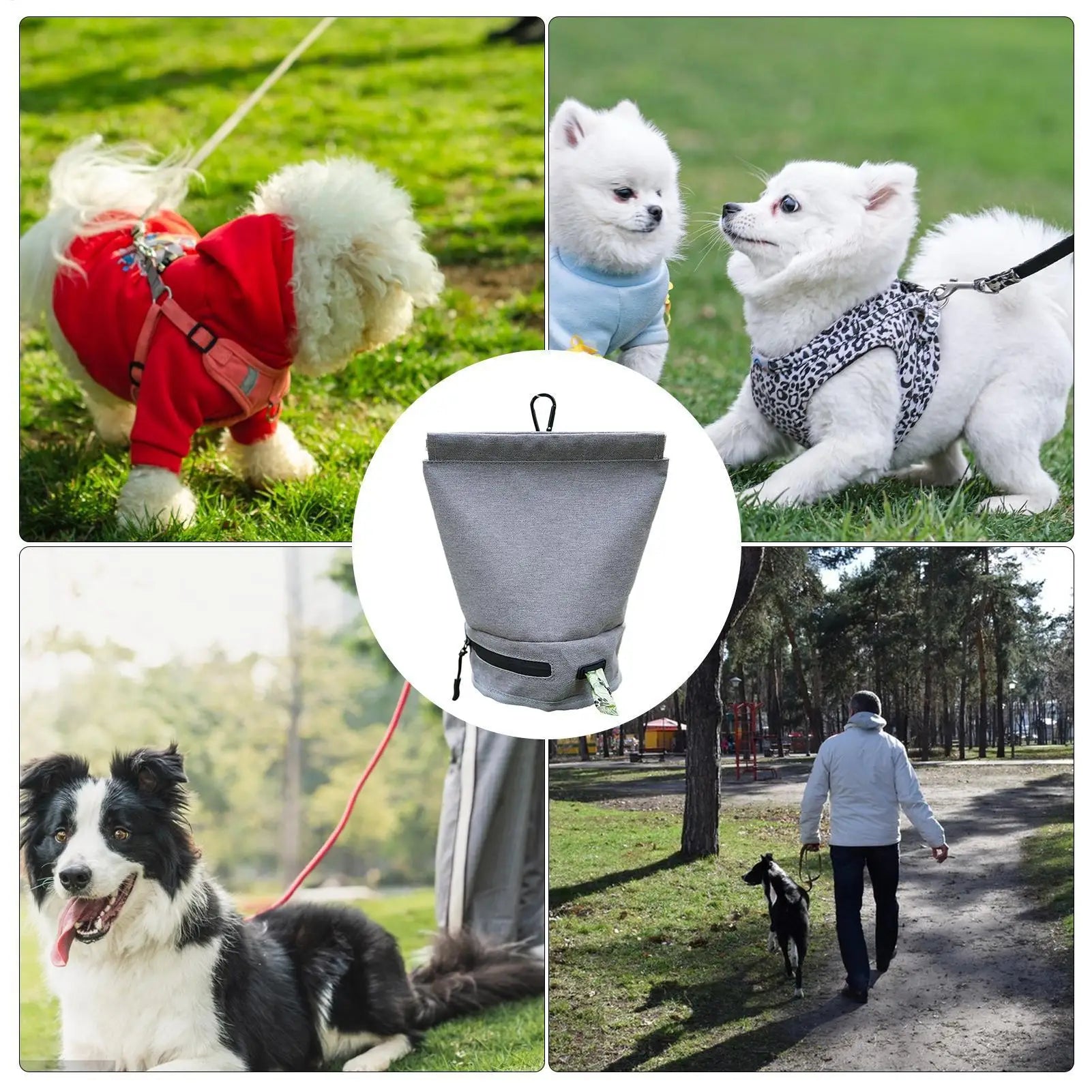 Waterproof Dog Poop Bag Dispenser & Holder – All Sizes Dog Waste Bag Holder Peaceful Pleasures Health and Wellness