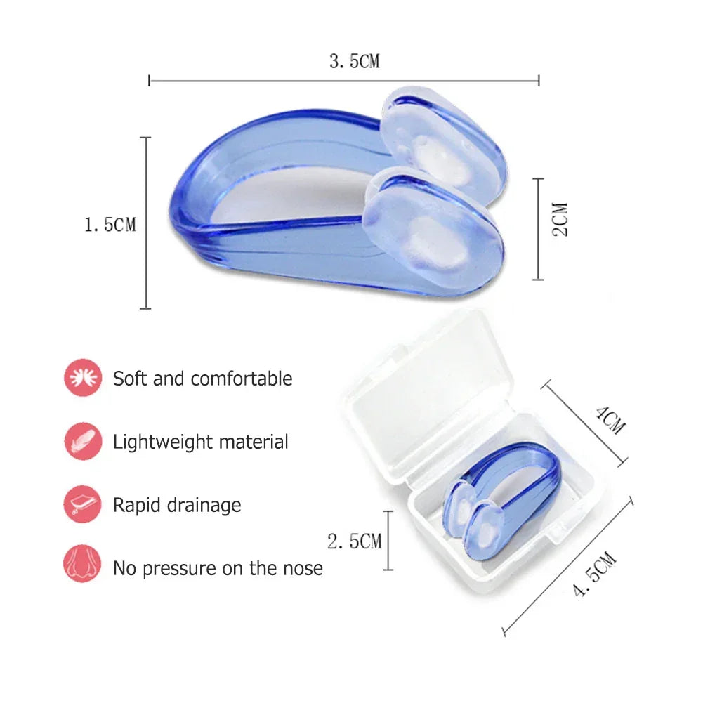 Silicone Swimming Nose Clip – Reusable & Comfortable Fit Peaceful Pleasures Health and Wellness
