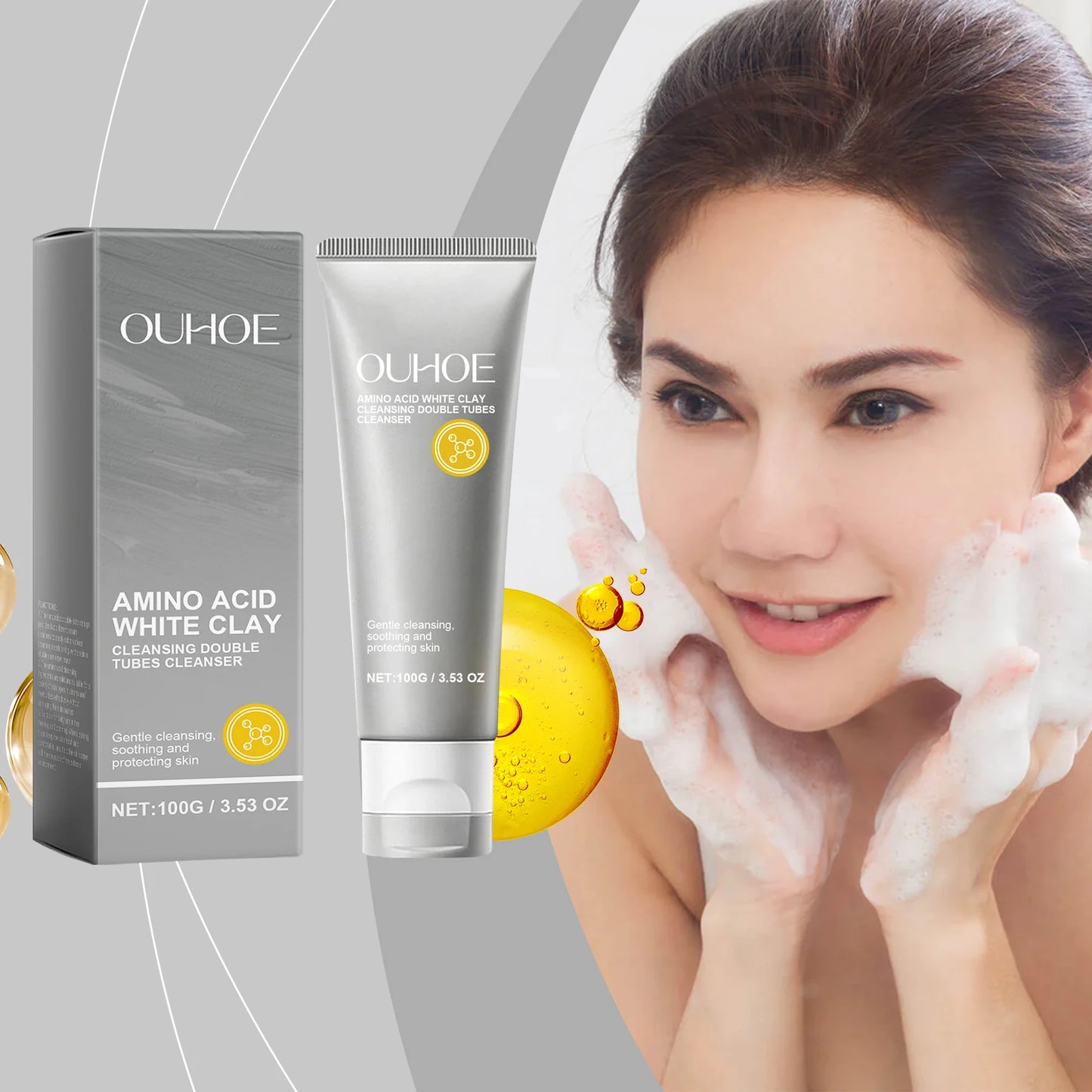 Amino Acid Facial Cleanser – Oil Control & Pore Deep Clean