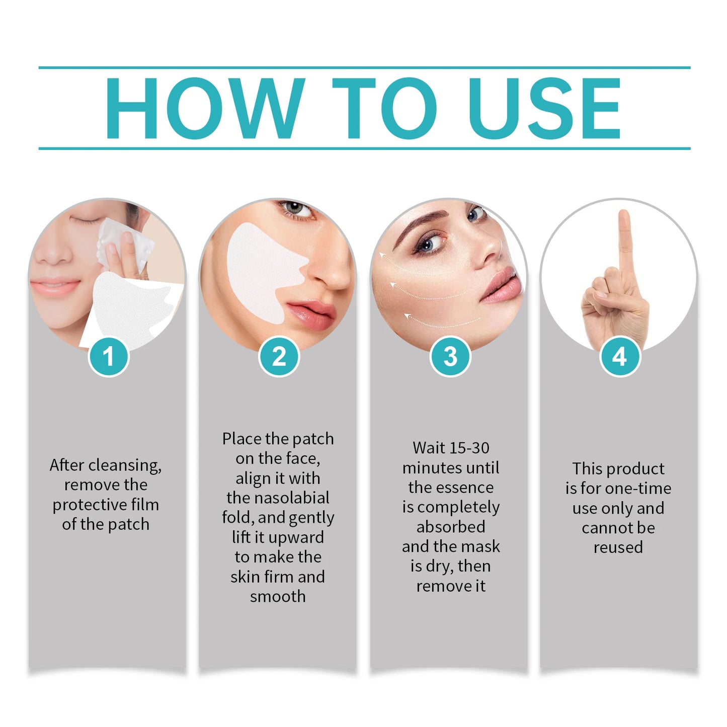 EELHOE Hydrogel Face Patches – Lifting, Firming & Anti-Aging 12pc Hydrogel Face Patches Peaceful Pleasures Health and Wellness