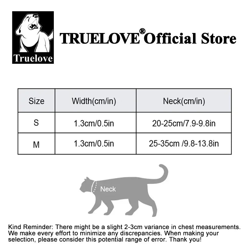 Truelove Elastic Soft Nylon Cat & Small Dog Collar | TLC5313 Peaceful Pleasures Health and Wellness