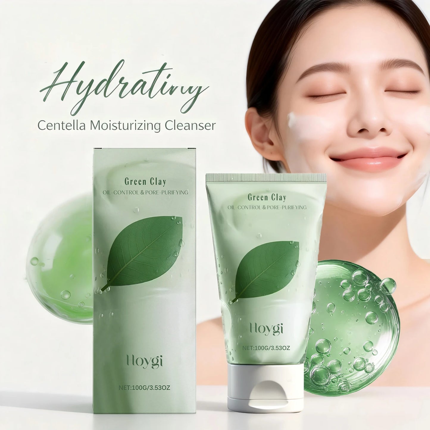 Centella Facial Cleanser Cleansing Pores Reduce Blackheads Removal Dirt Repair Damaged Barrier Improve Dullness Skin Brightening Peaceful Pleasures Health and Wellness