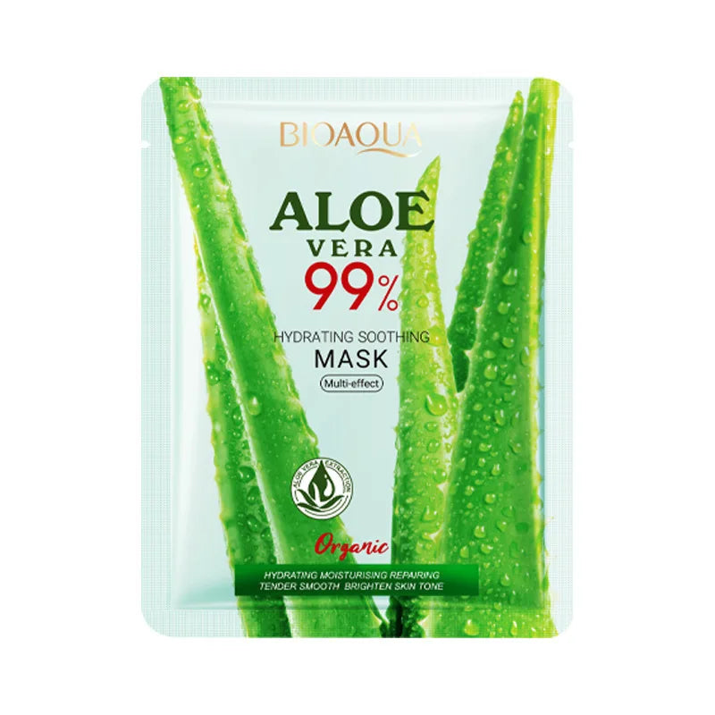 BIOAQUA Aloe Vera Face Mask – Moisturizing & Brightening Sheet Mask