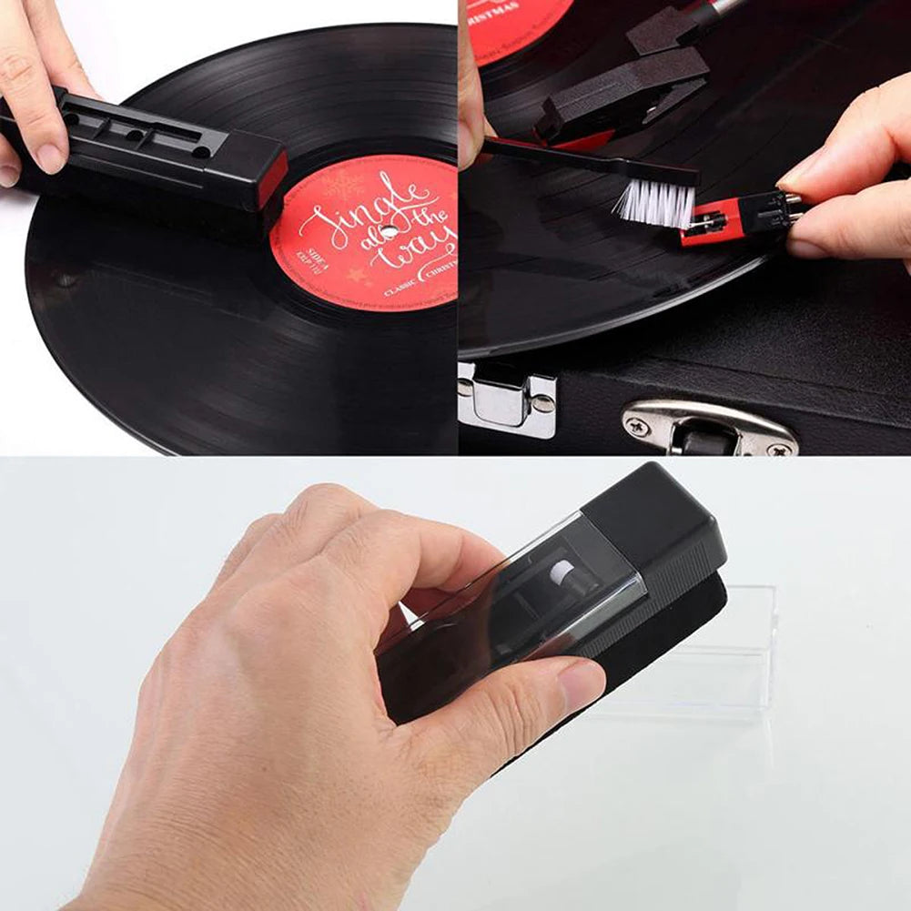 Anti Static Vinyl Record Cleaner Cleaning Brush Dust-Remover for Vinyl Record Player Dust-Remover-Brush Turntables Cleaning Kit Peaceful Pleasures Health and Wellness